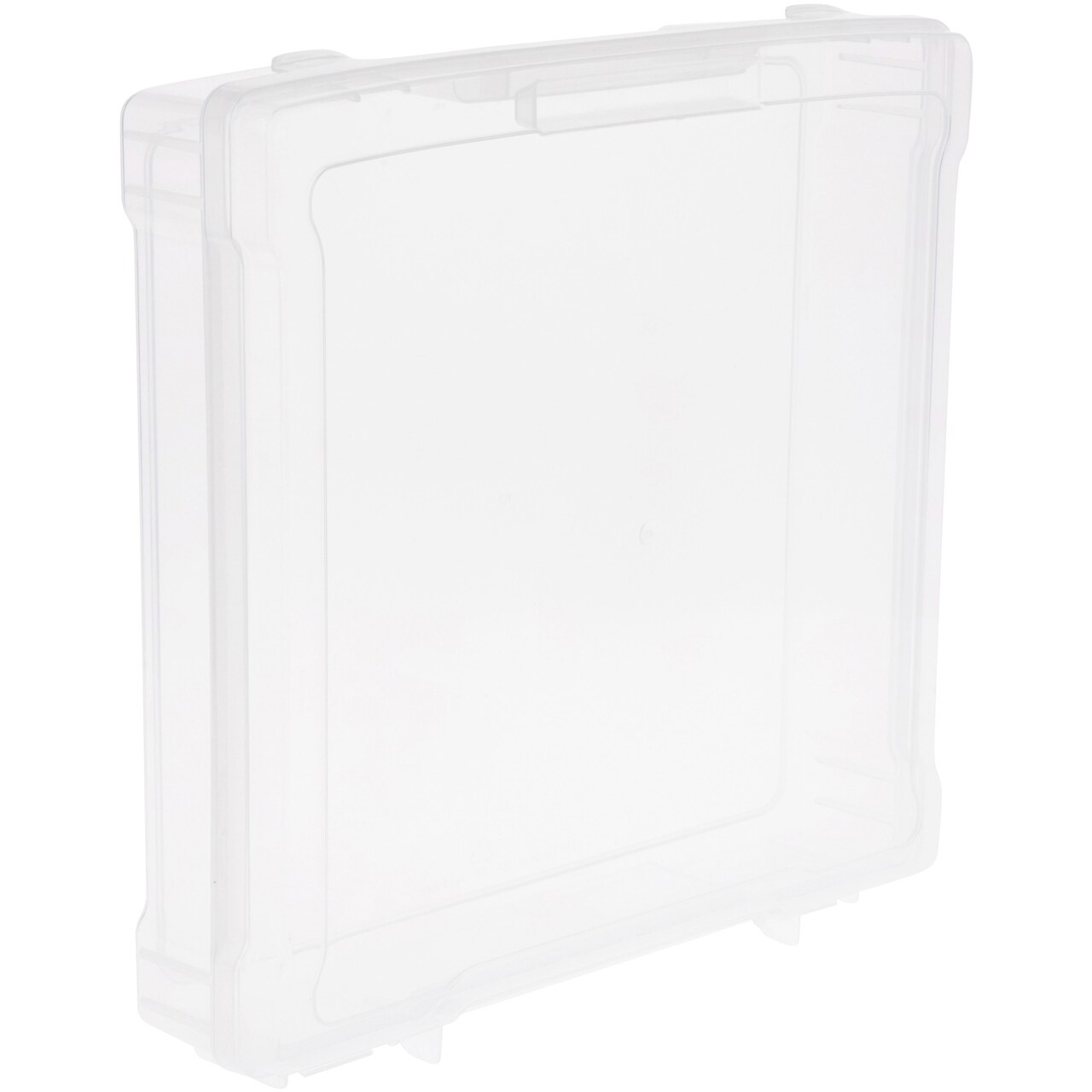 Pioneer Plastics MSB01C Clear Scrapbook Storage Supplies Container, 13.75" W x 13" D x 2.875" H